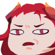 an emote showing that Tharodax is disgusted